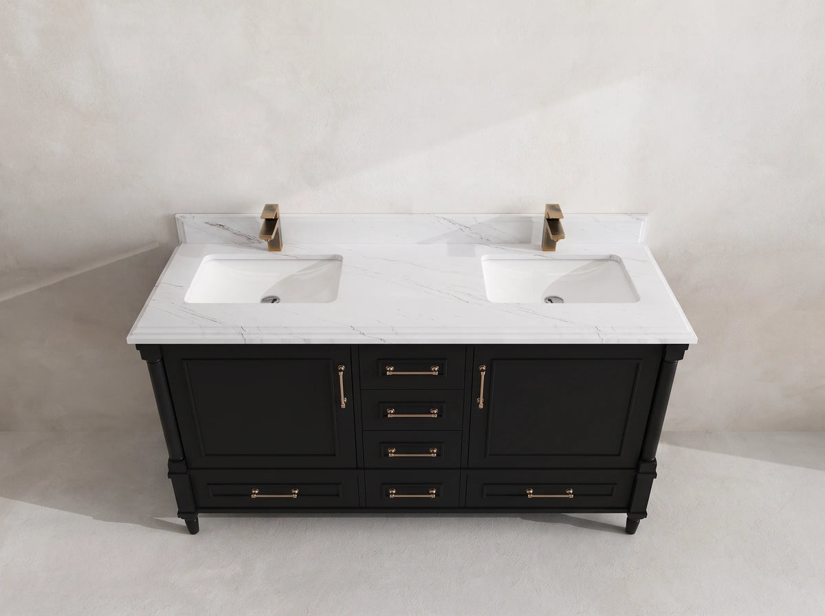 Aberdeen 60 in. W x 22 in. D Double Sink Bathroom Vanity