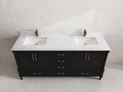 Aberdeen 72 in. W x 22 in. D Double Sink Bathroom Vanity