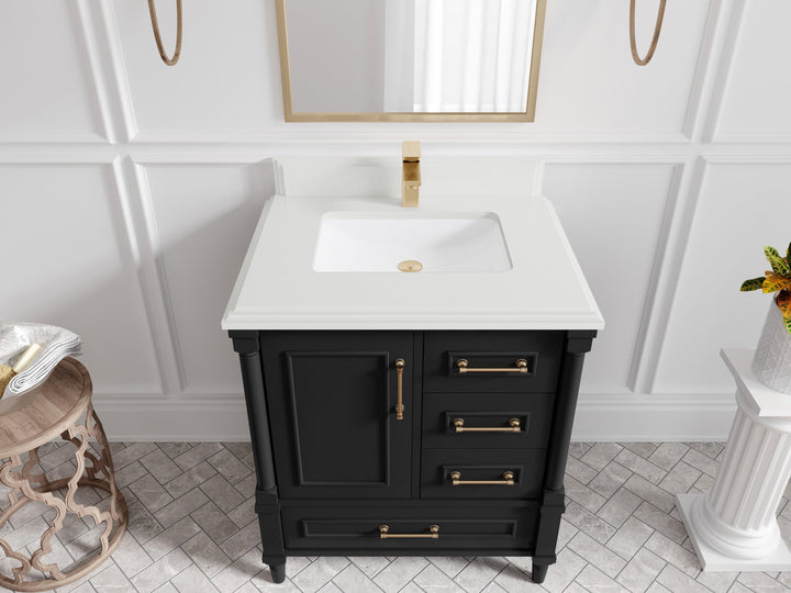Aberdeen 30 in. W x 22 in. D Single Sink Bathroom Vanity - photo 25