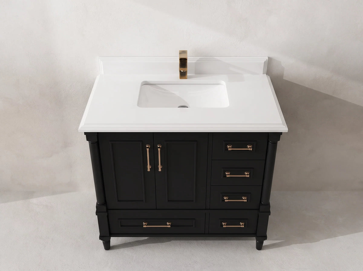 Aberdeen 36 in. W x 22 in. D Center Sink Bathroom Vanity