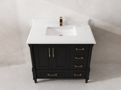 Aberdeen 36 in. W x 22 in. D Center Sink Bathroom Vanity