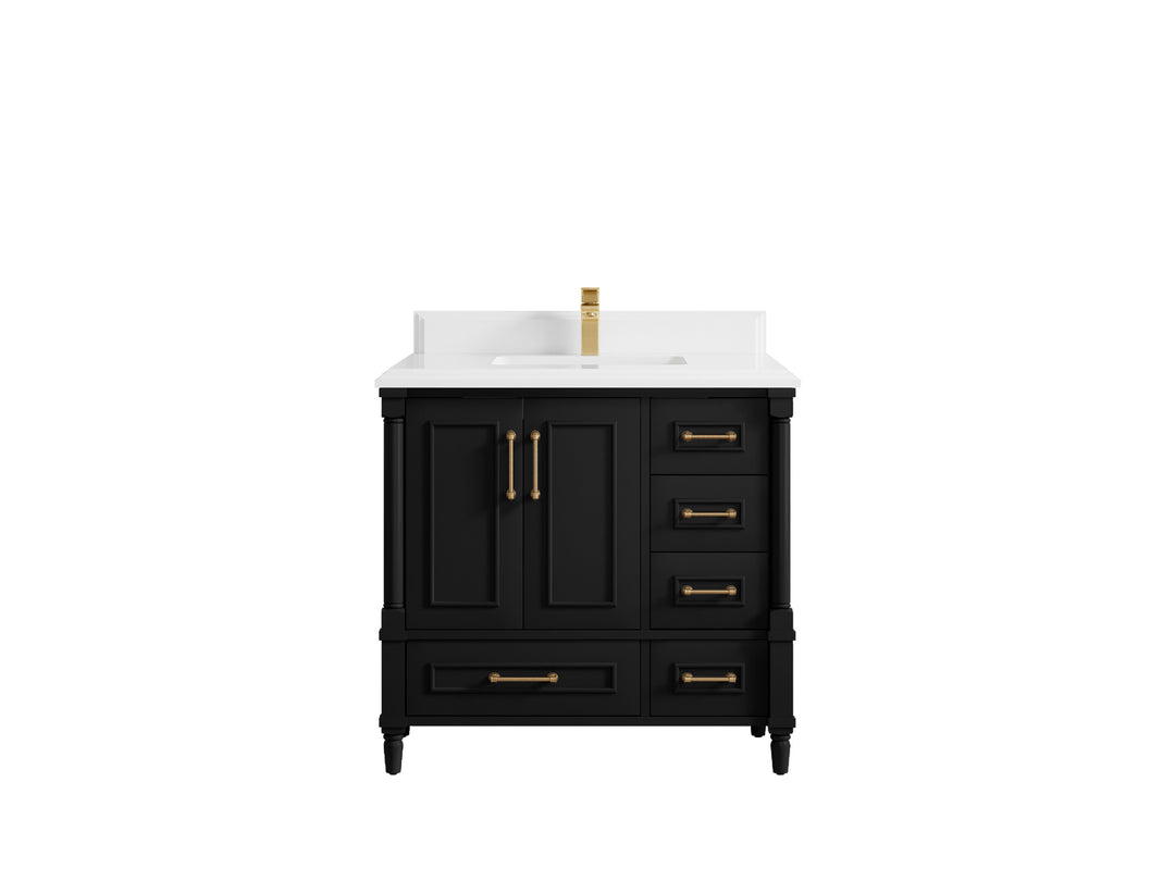 Aberdeen 36 in. W x 22 in. D Center Sink Bathroom Vanity