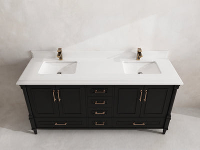 Aberdeen 72 in. W x 22 in. D Double Sink Bathroom Vanity
