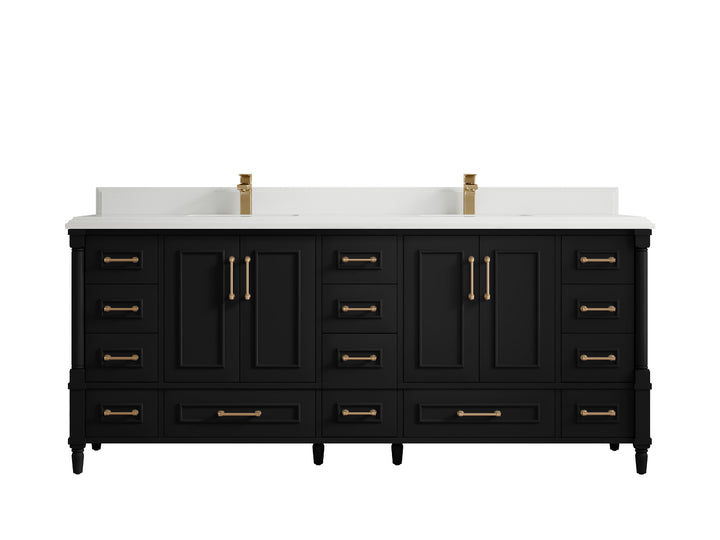 Aberdeen 80 in. W x 22 in. D Double Sink Bathroom Vanity - photo 24