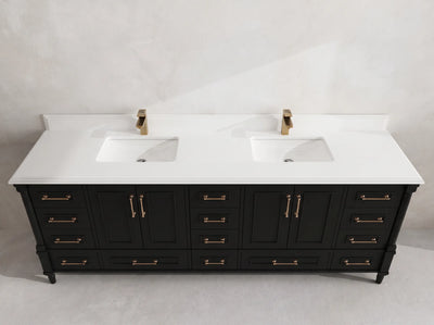 Aberdeen 84 in. W x 22 in. D Double Sink Bathroom Vanity
