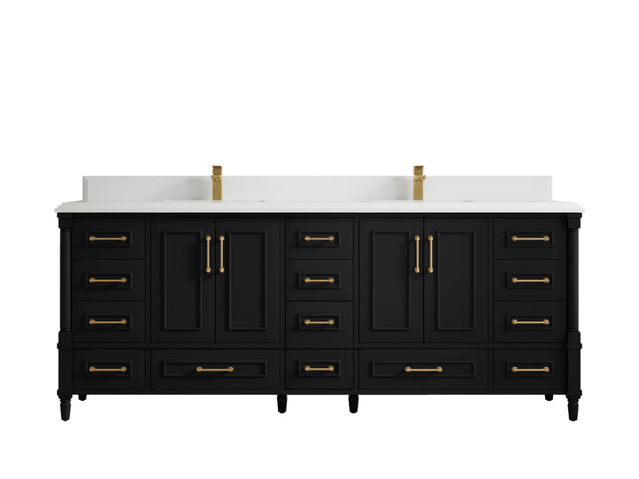 Aberdeen 84 in. W x 22 in. D Double Sink Bathroom Vanity - photo 27
