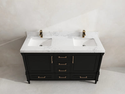 Aberdeen 60 in. W x 22 in. D Double Sink Bathroom Vanity