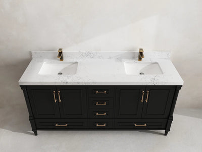Aberdeen 72 in. W x 22 in. D Double Sink Bathroom Vanity