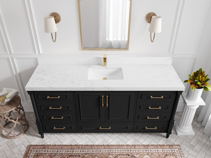 Aberdeen 72 in. W x 22 in. D Single Sink Bathroom Vanity - photo 21