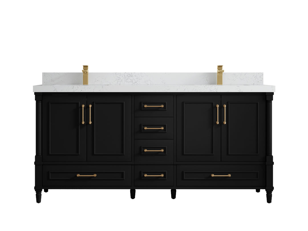Aberdeen 72 in. W x 22 in. D Double Sink Bathroom Vanity