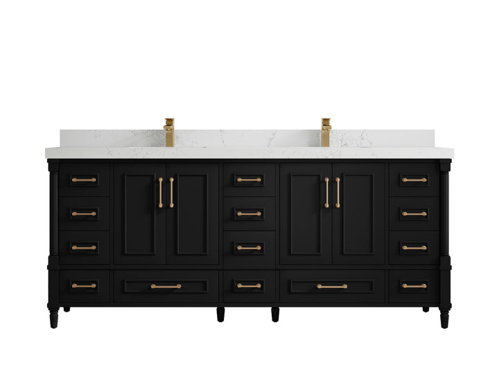 Aberdeen 80 in. W x 22 in. D Double Sink Bathroom Vanity - photo 18