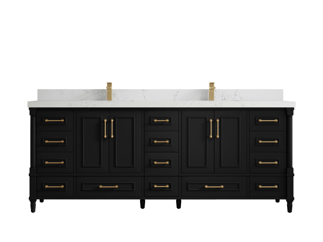 Aberdeen 84 in. W x 22 in. D Double Sink Bathroom Vanity