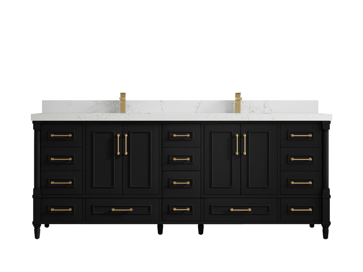 Aberdeen 84 in. W x 22 in. D Double Sink Bathroom Vanity - photo 29