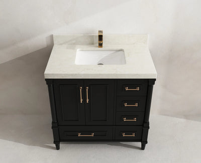 Aberdeen 36 in. W x 22 in. D Center Sink Bathroom Vanity