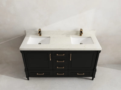 Aberdeen 60 in. W x 22 in. D Double Sink Bathroom Vanity