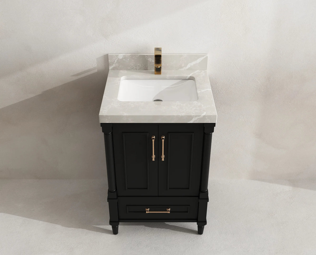 Aberdeen 24 in. W x 22 in. D Single Sink Bathroom Vanity