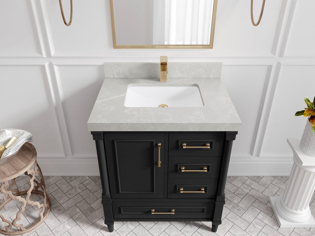 Aberdeen 30 in. W x 22 in. D Single Sink Bathroom Vanity