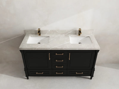 Aberdeen 60 in. W x 22 in. D Double Sink Bathroom Vanity