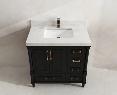 Aberdeen 36 in. W x 22 in. D Center Sink Bathroom Vanity