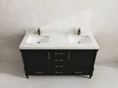Aberdeen 60 in. W x 22 in. D Double Sink Bathroom Vanity