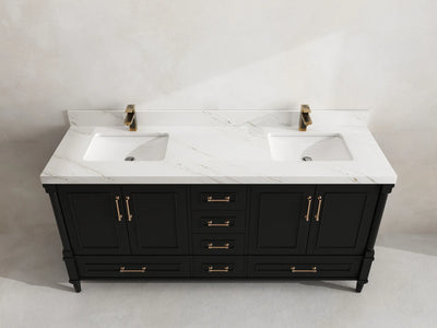 Aberdeen 72 in. W x 22 in. D Double Sink Bathroom Vanity