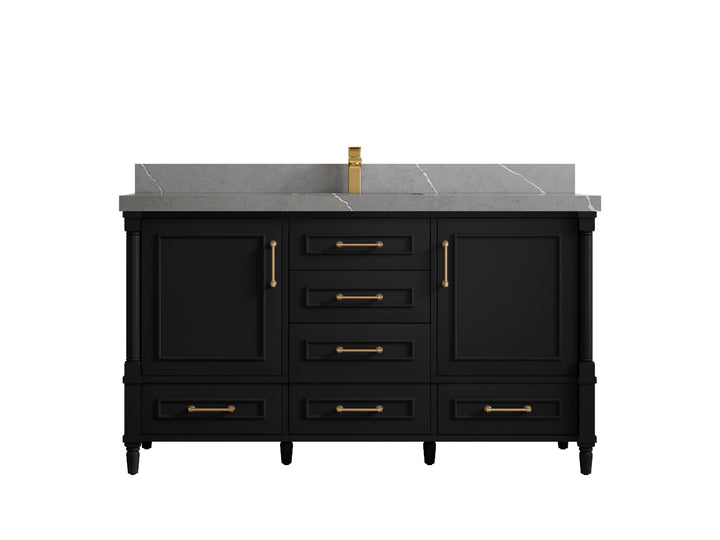 Aberdeen 60 in. W x 22 in. D Single Sink Bathroom Vanity - photo 33