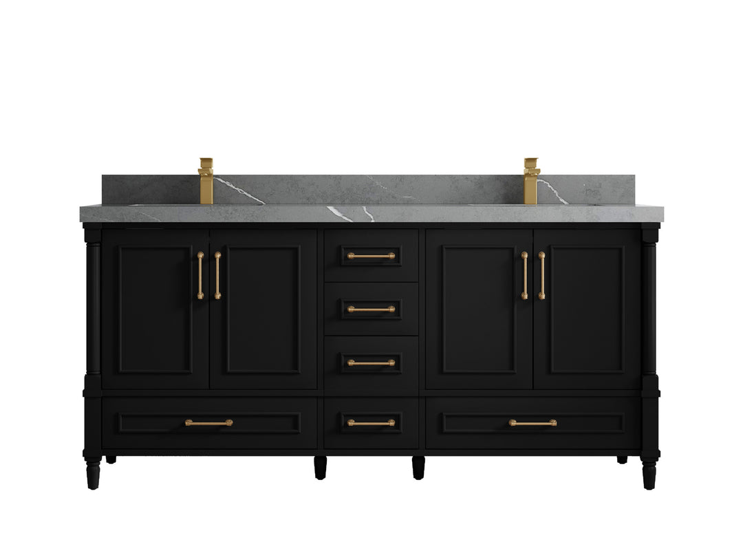 Aberdeen 72 in. W x 22 in. D Double Sink Bathroom Vanity