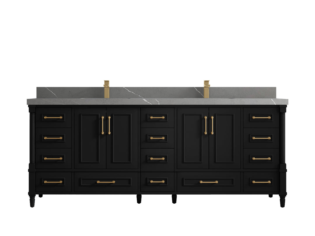 Aberdeen 84 in. W x 22 in. D Double Sink Bathroom Vanity