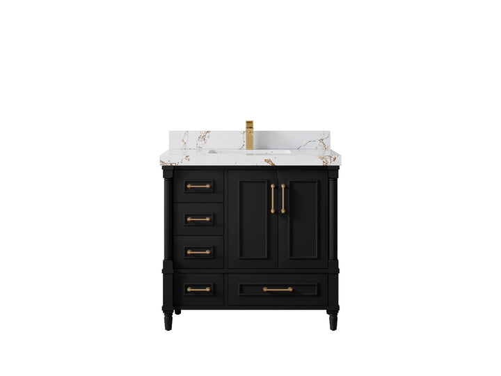 Aberdeen 36 in. W x 22 in. D Center Sink Bathroom vanity - photo 36