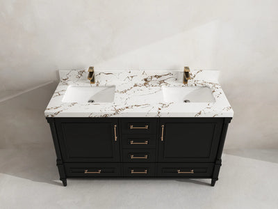Aberdeen 60 in. W x 22 in. D Double Sink Bathroom Vanity