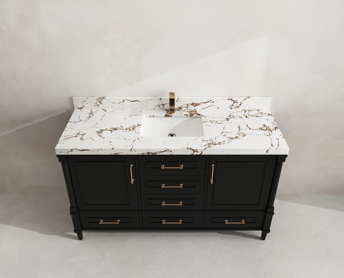 Aberdeen 60 in. W x 22 in. D Single Sink Bathroom Vanity