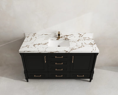 Aberdeen 60 in. W x 22 in. D Single Sink Bathroom Vanity