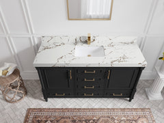 Aberdeen 60 in. W x 22 in. D Single Sink Bathroom Vanity - photo 34