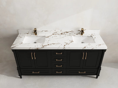 Aberdeen 72 in. W x 22 in. D Double Sink Bathroom Vanity