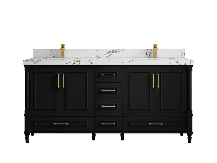 Aberdeen 72 in. W x 22 in. D Double Sink Bathroom Vanity - photo 35