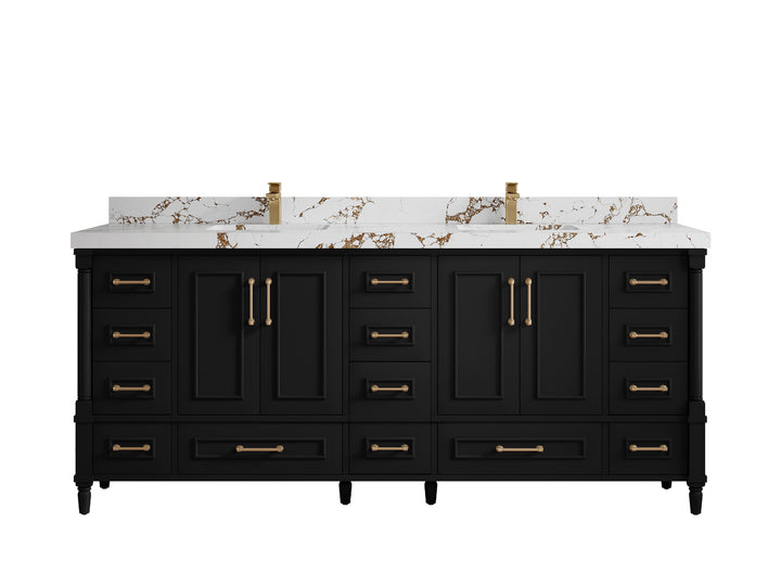 Aberdeen 80 in. W x 22 in. D Double Sink Bathroom Vanity - photo 30