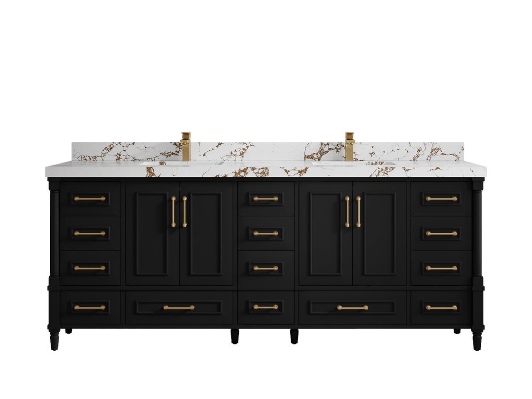 Aberdeen 84 in. W x 22 in. D Double Sink Bathroom Vanity