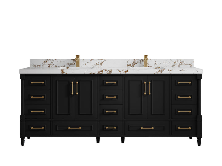 Aberdeen 84 in. W x 22 in. D Double Sink Bathroom Vanity - photo 35