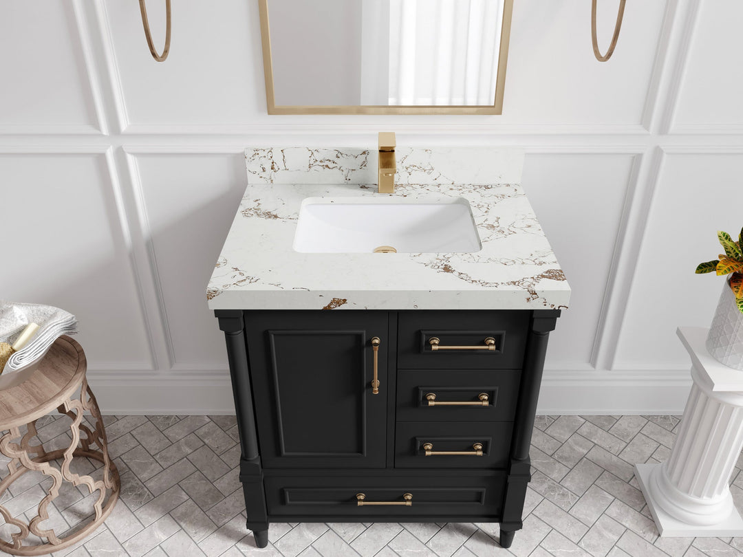 Aberdeen 30 in. W x 22 in. D Single Sink Bathroom Vanity