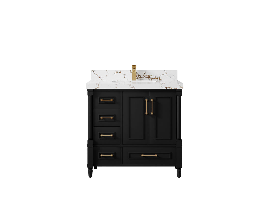 Aberdeen 36 in. W x 22 in. D Center Sink Bathroom vanity