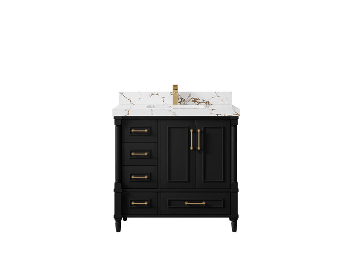 Aberdeen 36 in. W x 22 in. D Center Sink Bathroom vanity - photo 38