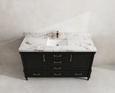 Aberdeen 60 in. W x 22 in. D Single Sink Bathroom Vanity