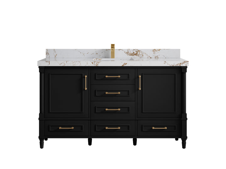 Aberdeen 60 in. W x 22 in. D Single Sink Bathroom Vanity - photo 37