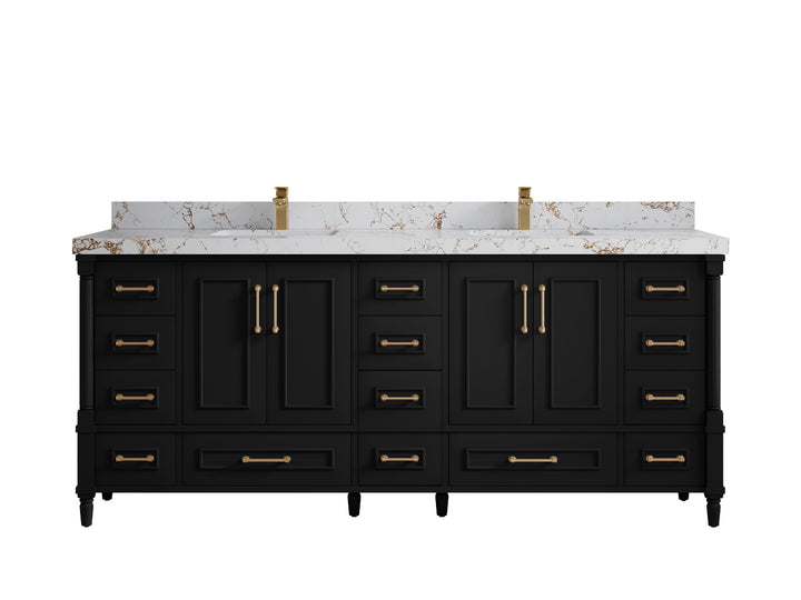 Aberdeen 80 in. W x 22 in. D Double Sink Bathroom Vanity - photo 32