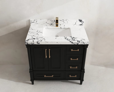 Aberdeen 36 in. W x 22 in. D Center Sink Bathroom Vanity