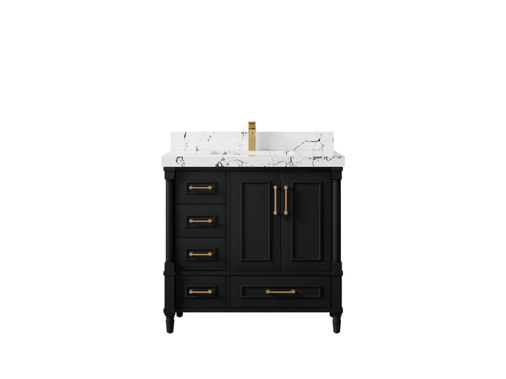 Aberdeen 36 in. W x 22 in. D Center Sink Bathroom vanity - photo 40