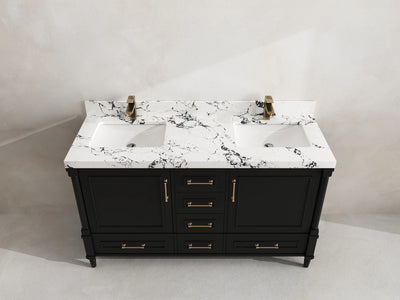 Aberdeen 60 in. W x 22 in. D Double Sink Bathroom Vanity