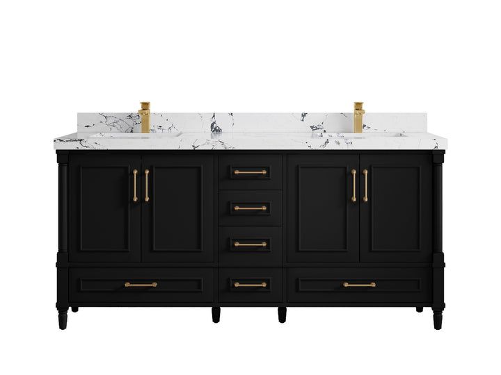 Aberdeen 72 in. W x 22 in. D Double Sink Bathroom Vanity - photo 39