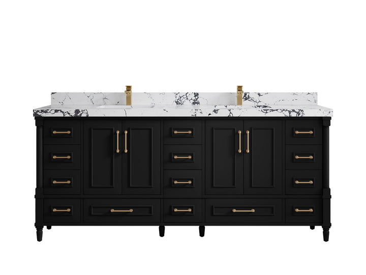 Aberdeen 80 in. W x 22 in. D Double Sink Bathroom Vanity - photo 34