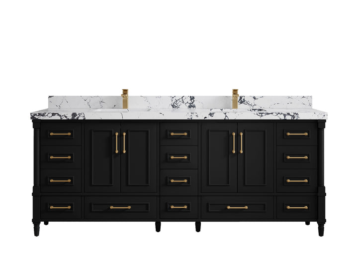 Aberdeen 84 in. W x 22 in. D Double Sink Bathroom Vanity - photo 39